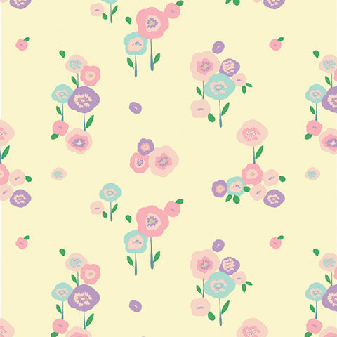 LullaBee - Flannel - Sweet Florets Violet