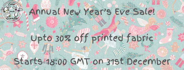 New Year's Fabric Sale