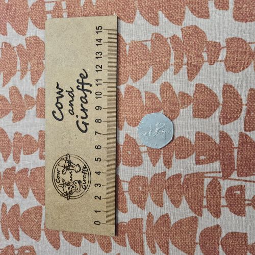 LINEN BLEND - Stacked Stones Sienna in Linen from AbstrArt by Katarina Roccella