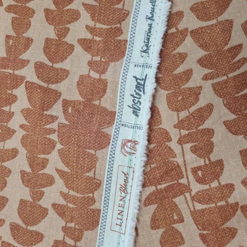 LINEN BLEND - Stacked Stones Sienna in Linen from AbstrArt by Katarina Roccella