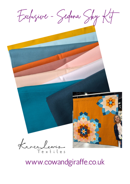 Sedona Sky English Paper Piecing Kit - Karen Lewis