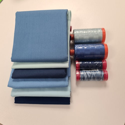 True Blue - Coordinating Pure Solids Bundle