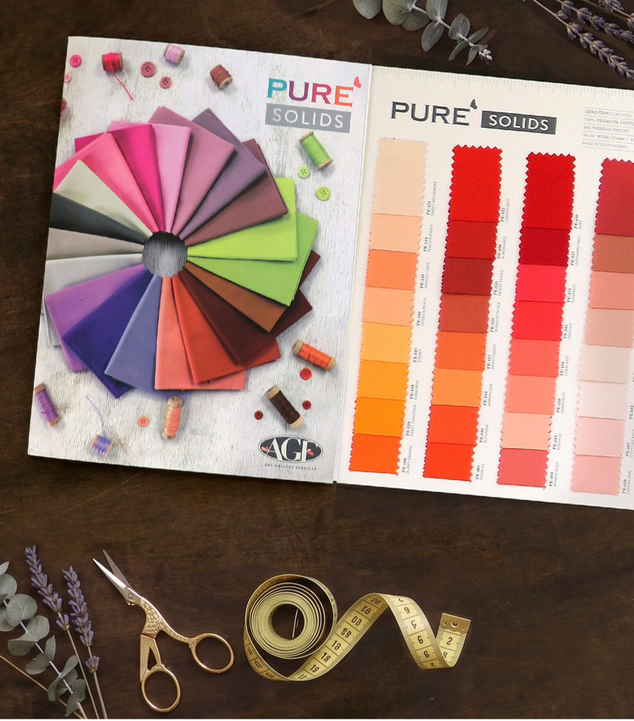 Latest Shade Card - Art Gallery Fabrics Pure Solids 2026 Edition