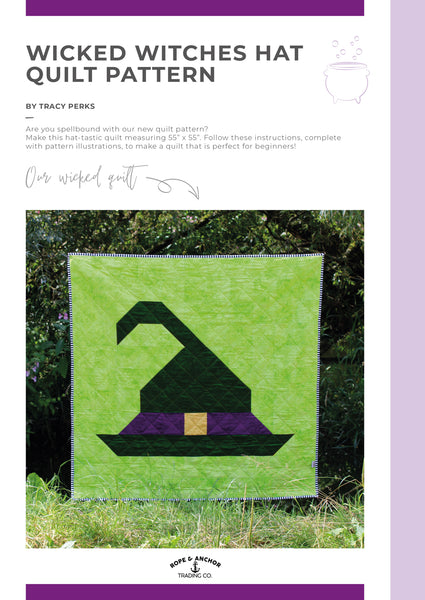 Rope and Anchor Trading Co - Wicked Witches Hat - Halloween