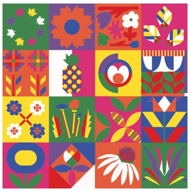 Modern Botanical Sampler - Julia Wachs - Quilt Kit