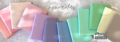 Bolt End - NEW Pure Solids - Aqua (590) 27cm