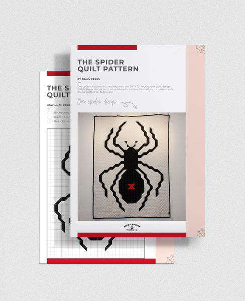 Rope and Anchor Trading Co - The Spider Quilt - Halloween