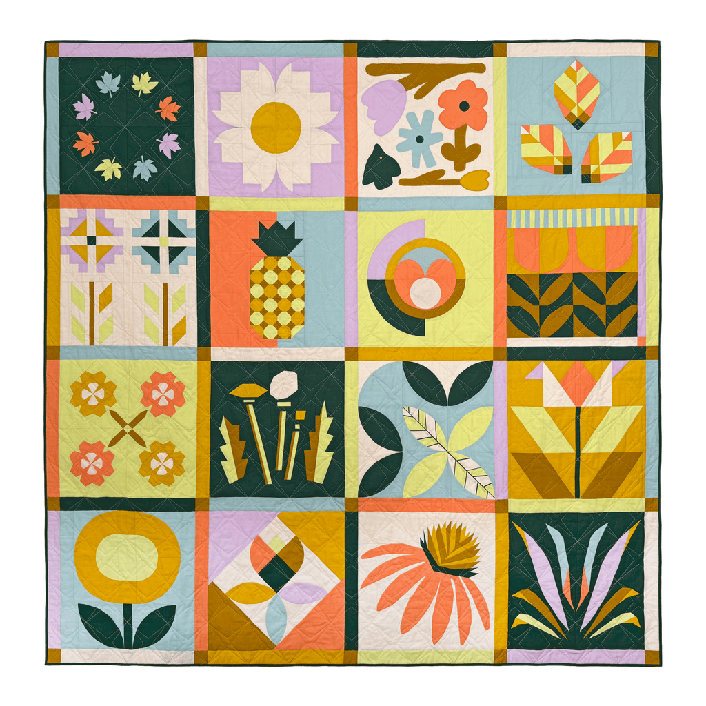 Modern Botanical Sampler - Julia Wachs - Quilt Kit