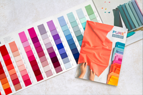 Latest Shade Card - Art Gallery Fabrics Pure Solids 2024 Edition