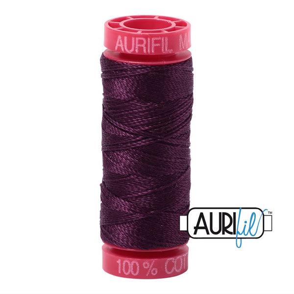 Aurifil Thread: Very Dark Eggplant (1240)