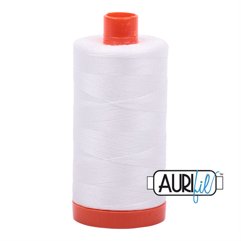 Aurifil Thread: Natural White (2021)