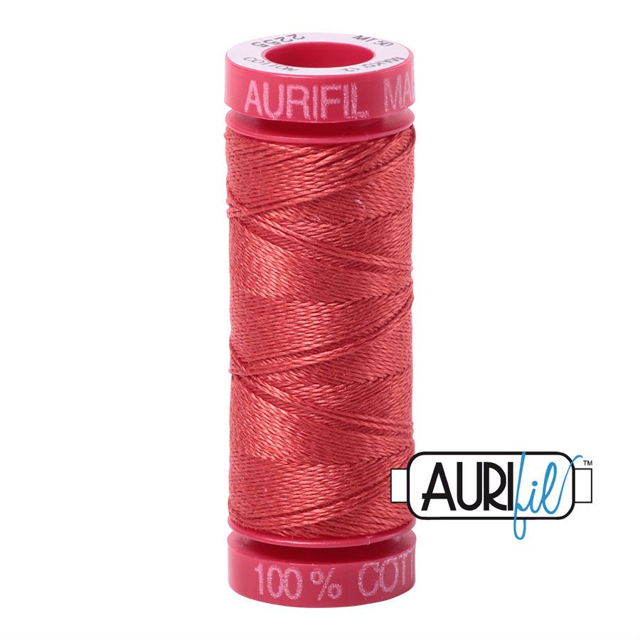 Aurifil Thread: Dark Red Orange (2255)