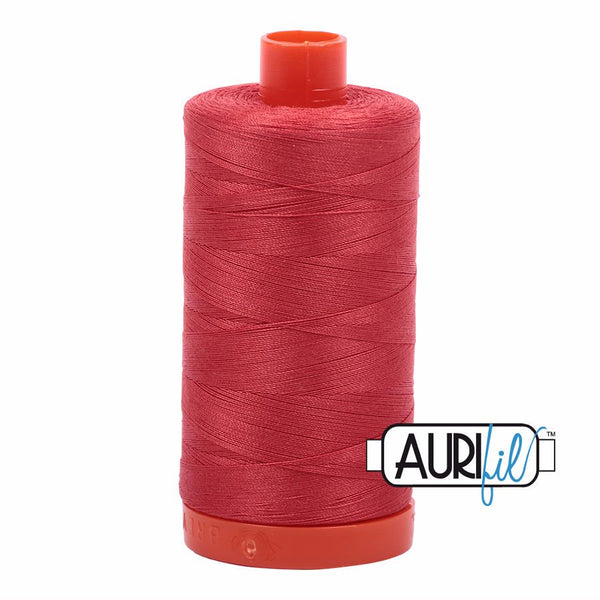 Aurifil Thread: Dark Red Orange (2255)