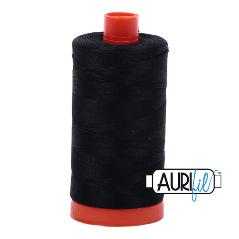 Aurifil Thread: Black (2692)