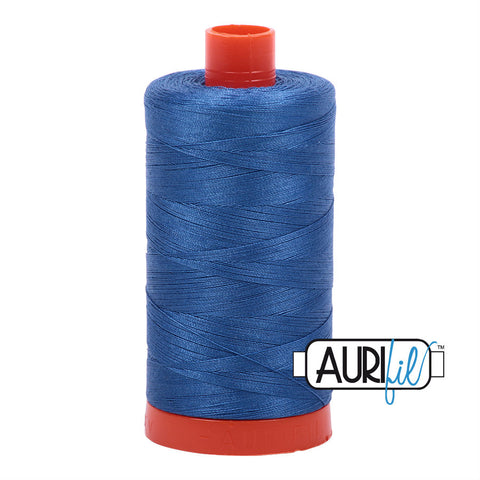 Aurifil Thread: Delft Blue (2730)