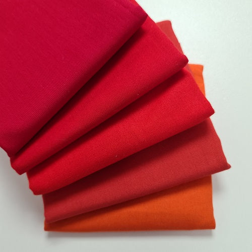 Art Gallery Fabrics Pure Solids Shades of Red Bundle