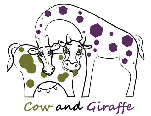Cow and Giraffe gift card / gift voucher